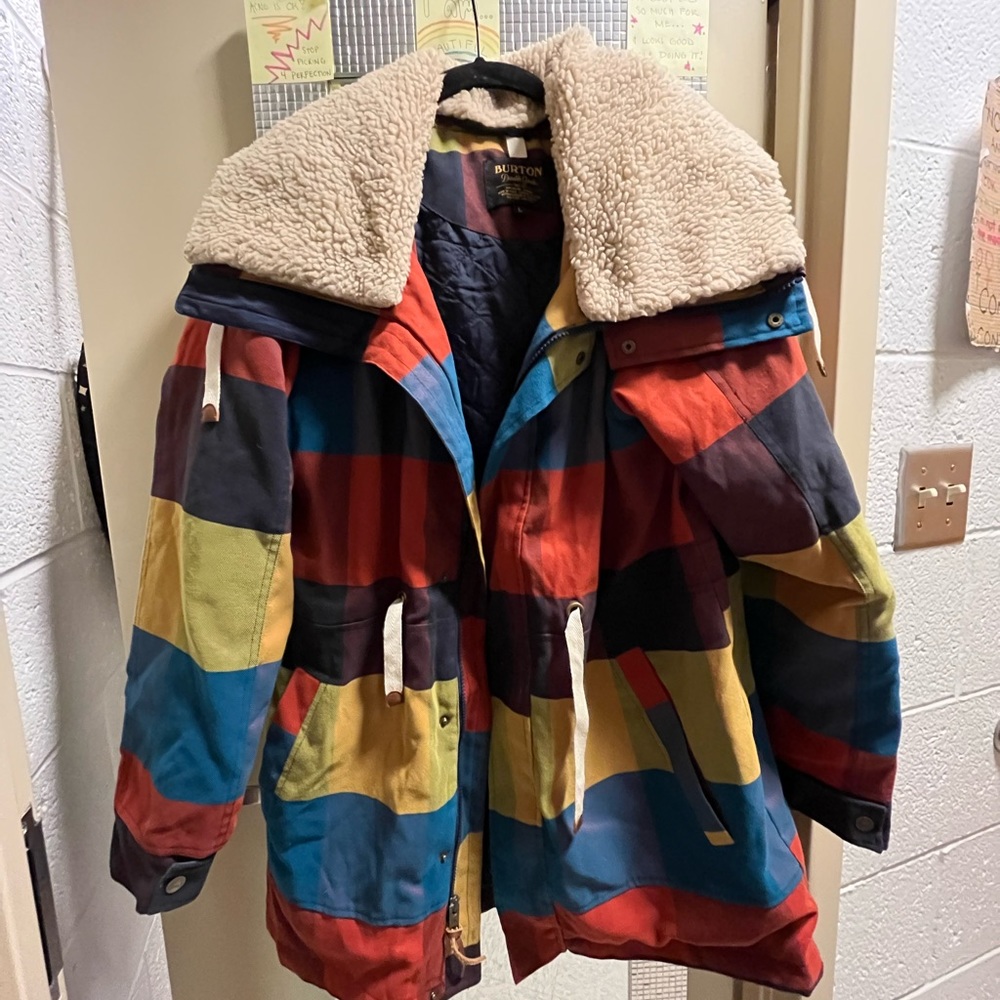 Burton flannel coat